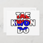 Taekwondo Briefkaart (Voorkant / Achterkant)