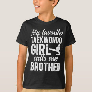 Taekwondo Broer Trots Taekwondo Vechtersbroer T-shirt