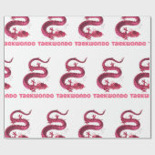 Taekwondo Cadeaupapier (Vlak)
