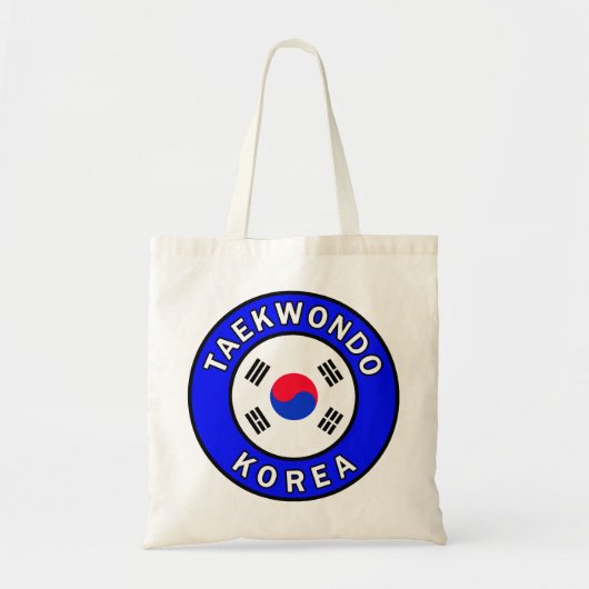 Taekwondo canvas tas (Voorkant)