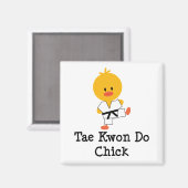 Taekwondo Chick Magnet (Recto/Verso)