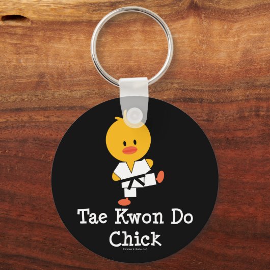 Taekwondo Chick Sleutelhanger (Voorkant)