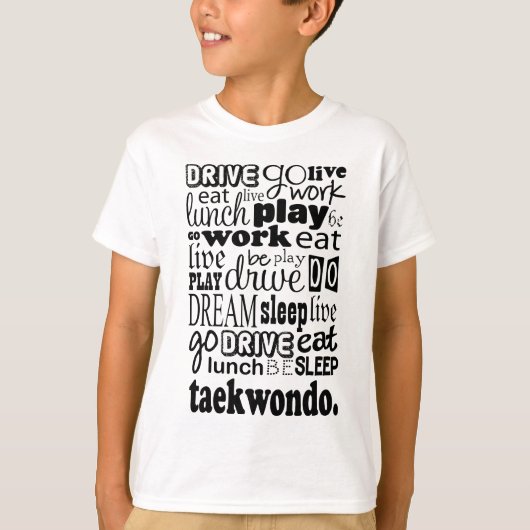 Taekwondo Gift T-shirt (Voorkant)