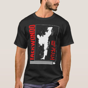 Taekwondo Hangul Korea Alfabet Karate Coach Marti T-shirt