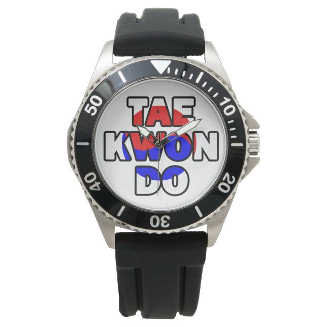 Taekwondo Horloge (Voorkant)