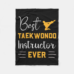 Taekwondo-instructrice Ever Martial Arts Fleece Deken