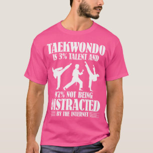 Taekwondo is een 3-talententaekwondo t-shirt
