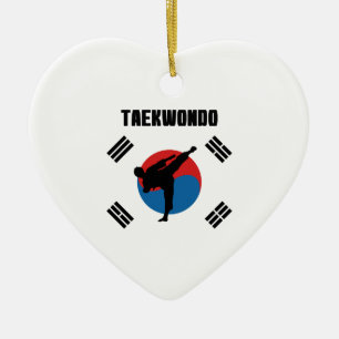 Taekwondo Keramisch Ornament