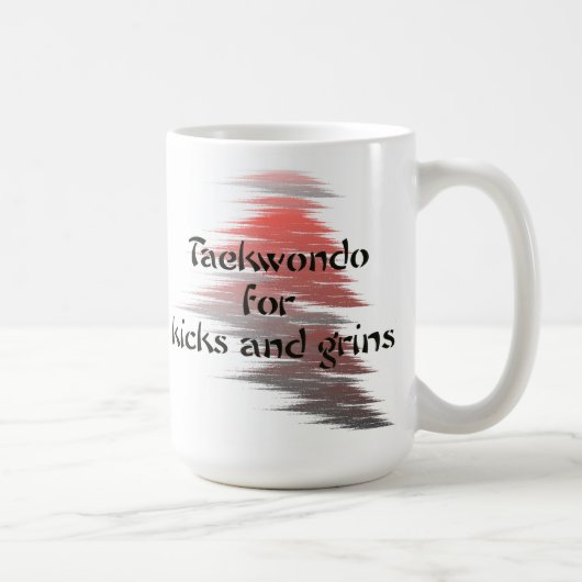 Taekwondo Kicks and Grins Travel Coffee Mug (Droite)