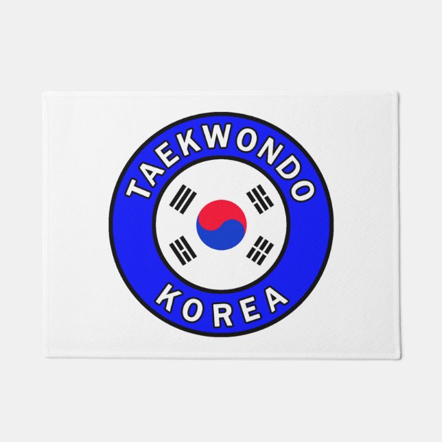 Taekwondo Korea Deurmat (Voorkant)