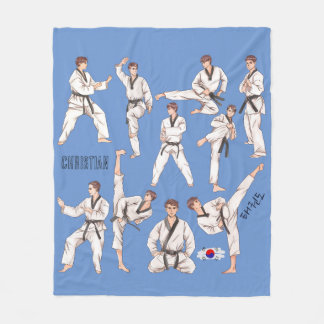 Taekwondo Koreaanse krijgskunst Fleece Deken