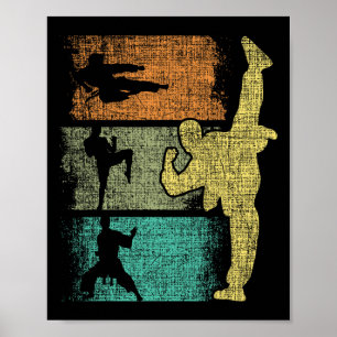 Taekwondo Koreaanse Mixed Martial Arts Karate MMA Poster