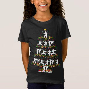 Taekwondo Lover Xmas Lighting Santa Taekwondo Chri T-shirt