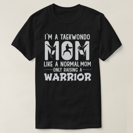 Taekwondo mama houdt van een normale mama t-shirt (Design voorkant)