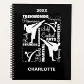 Taekwondo Martial Arts Sports Terminology Planner (Voorkant)