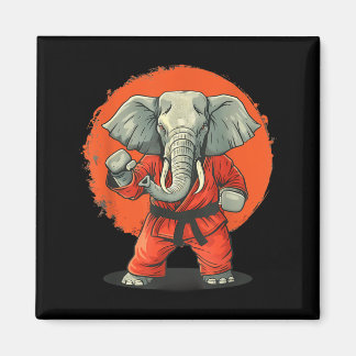 Taekwondo Olifant Kickboksen Dieren Jiu-Jitsu Magneet