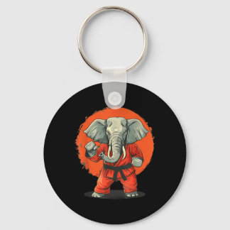 Taekwondo Olifant Kickboksen Dieren Jiu-Jitsu Sleutelhanger