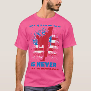 Taekwondo - Opgeven is nooit een optie - Karate T-shirt
