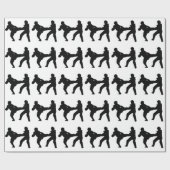 Taekwondo-pakpapier Cadeaupapier (Vlak)