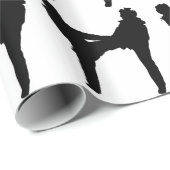 Taekwondo-pakpapier Cadeaupapier (Rol Hoek)