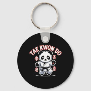 Taekwondo Panda Grappige Koreaanse Tkd Sleutelhanger