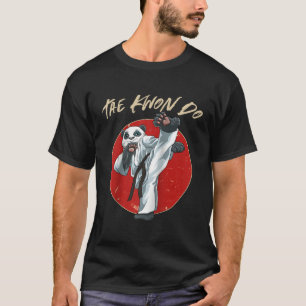 Taekwondo Panda TKD Koreaanse Mial Baseball T-shirt