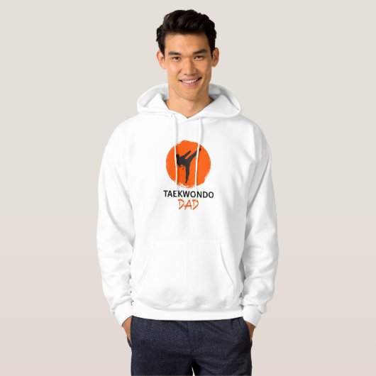 Taekwondo papa hoodie (Voorkant volledig)