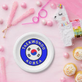 Taekwondo Papieren Bordje (Feest)