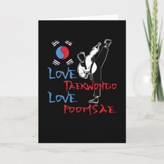 Taekwondo Poomsae Uniform Korean Sport Kaart