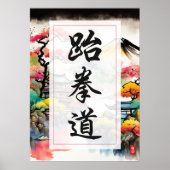 Taekwondo Poster (Voorkant)