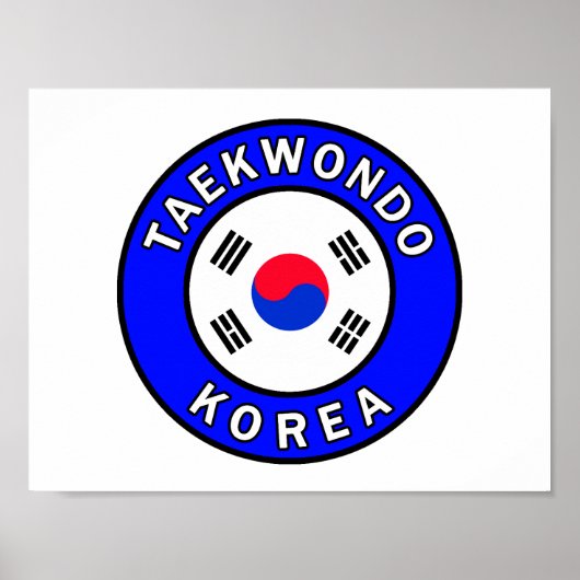 Taekwondo Poster (Voorkant)