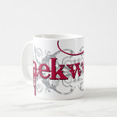 Taekwondo Red Koffiemok (Voorkant links)