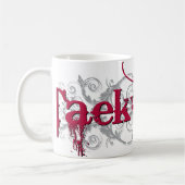 Taekwondo Red Koffiemok (Links)