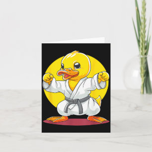 Taekwondo Rubber Eend Kickboksen Dier Jiu-Jitsu Kaart