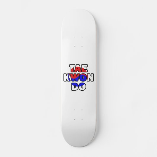 Taekwondo Skateboard (Voorkant)