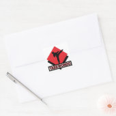 Taekwondo Square Stickers (Envelop)