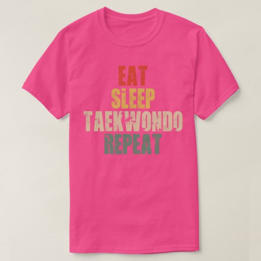 Taekwondo T-shirt (Design voorkant)