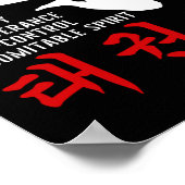 Taekwondo Tenets Martial Arts Poster (Hoek)