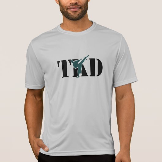 Taekwondo "TKD" Performance T-shirt (Voorkant)