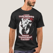 Taekwondo tVermijd een T-shirt met de divisie Ange