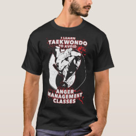 Taekwondo tVermijd een T-shirt met de divisie Ange