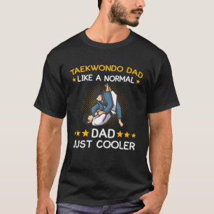 taekwondo vader vechten Zwarte riem Koreaanse vade T-shirt