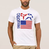 Taekwondo Verenigde Staten T-shirt (Voorkant)