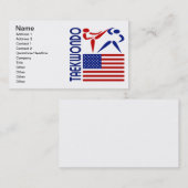 Taekwondo Verenigde Staten Visitekaartje (Voorkant / Achterkant)