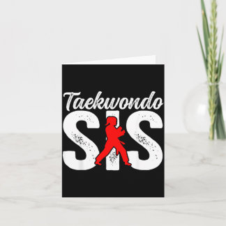 Taekwondo Zus Taekwondo Zuster Taekwondo Vechtster Kaart