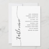 Tafel 9 Vertical Schrift Huwelijksstoelindelingkaa Kaart (Voorkant)