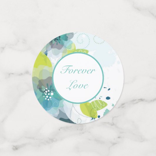 Tafel Confetti-Aangepaste Confetti van de Weddensc (Kleine voorkant)