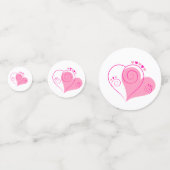 Tafel Confetti Hearts (Voorkanten)