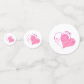 Tafel Confetti Hearts (Achterkanten)