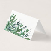 Tafel Kaart, groen ontwerp Kaart (Achterkant)